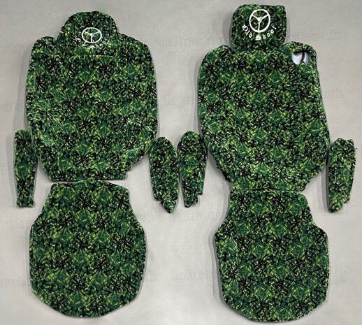 Stoelhoezen geschikt voor RENAULT T  Deens pluche middenstuk