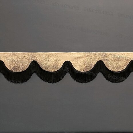 Raamband PRIT TYPE 1 met DUBBEL 8 cm franjes 