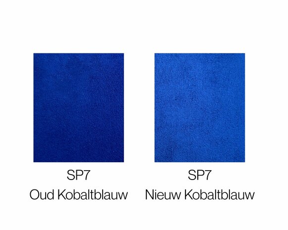 SALE : Raamband /voorraamstrook TYPE 1, Kleur: oud kobaltblauw SP7 met dubbel zandkleur FRANJES 