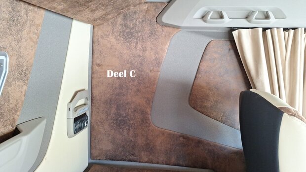 Zijwand panelen deel C glad DAF XG+ 