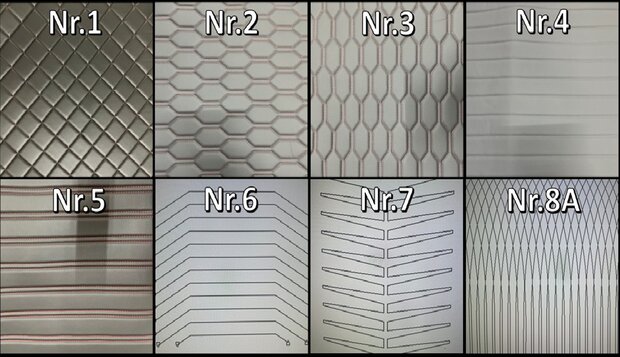 PATROON Deurbekleding geschikt voor MAN TGX 2021 Patroon nr.2 doorgestikt pritstof