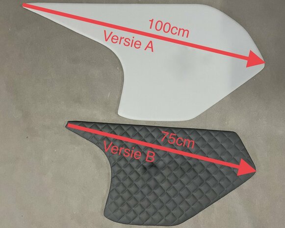 VOORRAADDEAL! Set dashboard plankjes geschikt voor DAF New gen (vanaf 2022) XG, XF, XD - VERSIE A, glade lederlook paper dust L65, zonder logo.