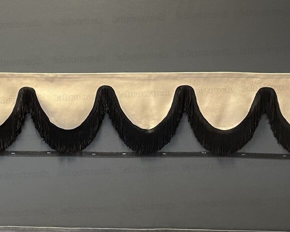 SALE: Raamband TYPE 2, Kleur DUOCOLOR  zwart SP 1 met dubbel zwarte kleur F80-2 (achterkant beige SP 48)