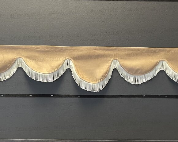 SALE: Raamband TYPE 6, Kleur: cappuccino SP5 met enkel créme kleur F50-8