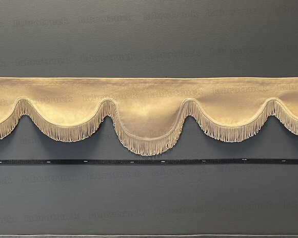 SALE: Raamband TYPE 6, Kleur: cappuccino SP5 met enkel beige/zand kleur F50-3