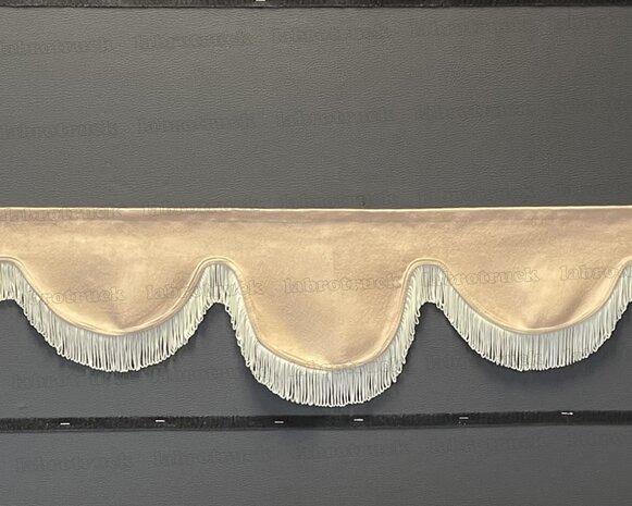 SALE: Raamband TYPE 6, Kleur: beige SP48 met enkel créme kleur F50-8