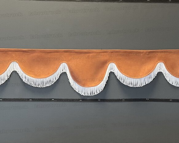 SALE: Raamband TYPE 6, Kleur: cognacbruin SP 3 met enkel witte kleur F50-1