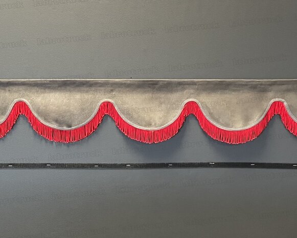 SALE: Raamband TYPE 1, Kleur: oud antraciet SP 27 met enkel rode kleur F50-13