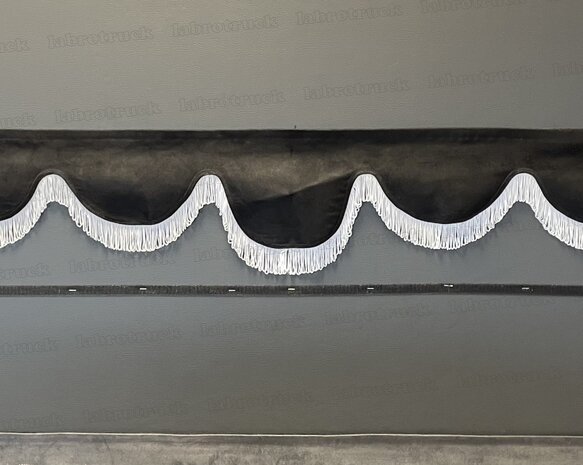 SALE: Raamband TYPE 6, Kleur: zwart SP 1 met enkel witte kleur F50-1