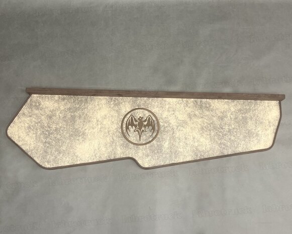 OP is OP ! Bekleed SERIE Dashboardtafel VOLVO FH 5 /FH 4 AERO chocoladebruin SP21 met beige prit T48  na 2013 lang EXTRA LAAG