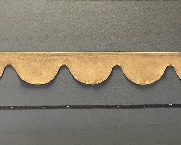 SALE: Raamband TYPE 1, Kleur: bruin SP 4 (binnenkant SP 48 beige en afwerkrand bruin SP 4)