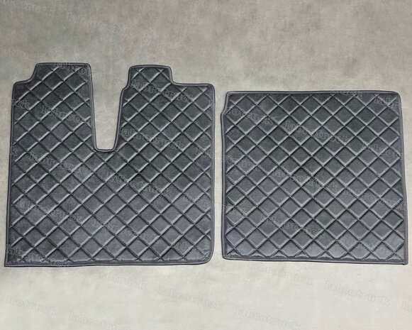 Vloermatten geschikt voor MAN doorgestikt pritstof