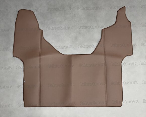 💥OP-IS-OP! Tunnelhoes geschikt voor SCANIA G 2019 NEXT GENERATION (hoge tunnel) Labro Serie, GLADDE lederlook chocoladebruin L21, zonder uitsparing voor vakjes 