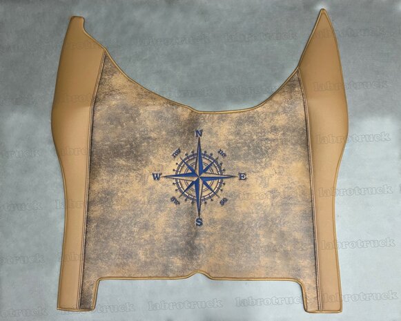 Tunnelhoes geschikt voor DAF XF New gen (vanaf 2022) glad pritstof middenstuk