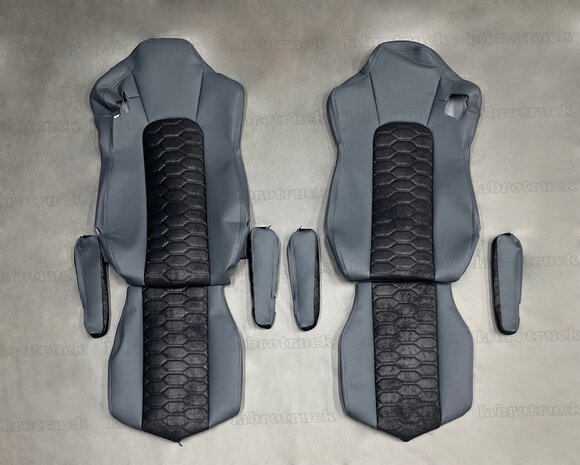 Stoelhoezen geschikt voor IVECO S WAY met PATROON TYPE 2