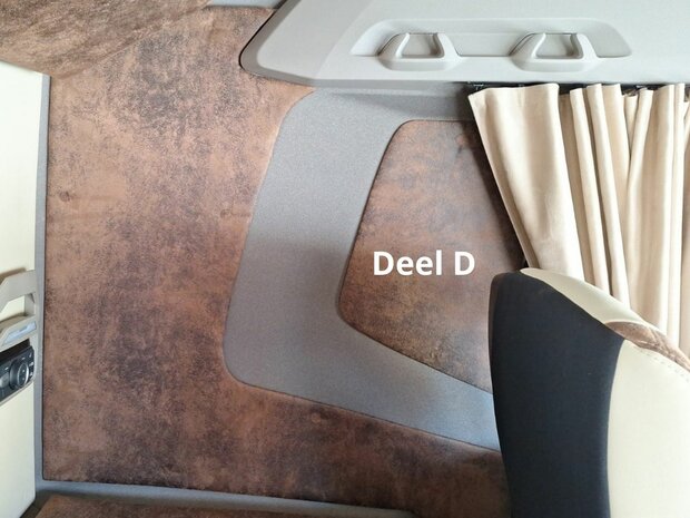 Zijwand panelen deel D glad DAF XG/XG+ 