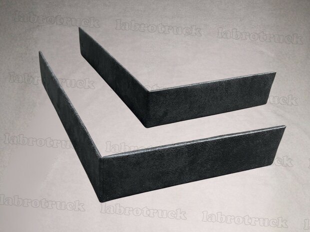 OP VOORRAAD &ndash; ACTIEPRIJS ✅  Stoelhoeken geschikt voor DAF New gen XG/XG+ PRIT stof antraciet T17 (voor VASTE stoelen)